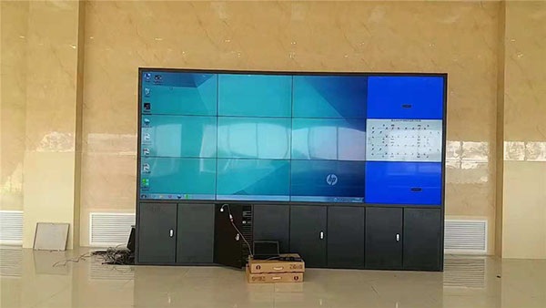 LCD液晶拼接墙拼接方案展示，华仁视界更加专业